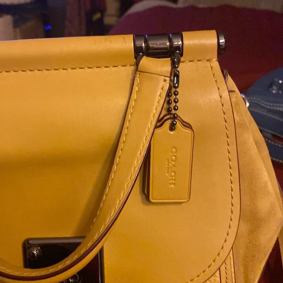 Gold COACH Bag - Picture 6 of 12